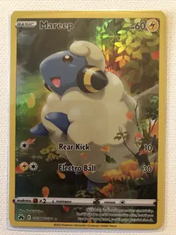 Pokemon TCG Mareep Crown Zenith: Galarian Gallery GG34/GG70 Holo Holo Rare - Image 1