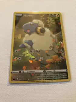 Pokemon TCG Mareep Crown Zenith: Galarian Gallery GG34/GG70 Holo Holo Rare - Image 3