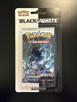 Pokemon Black and White Base Booster Pack Zekrom Factory Sealed Blister Pack - Image 1