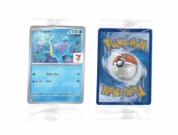 POKEMON SCARLET & VIOLET STELLAR CROWN LAPRAS 7/11 SEVEN ELEVEN PROMO IN HAND - Image 2