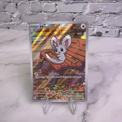 Pokemon Minccino 152/086 Illustration Rare Sv: Black Bolt Full Art NM/M ✅ - Image 1