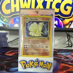 Pokemon TCG Base Set 2 Ninetales 012/102 Holo Rare 80 HP English 1999 - Image 1