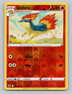 Reverse Holo Quilava 024/189 Uncommon Astral Radiance Pokemon - Image 1