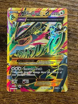 2015 Pokemon Mega Rayquaza EX Ancient Origins 98/98 LP - Image 1