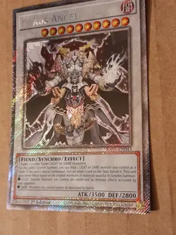 YuGiOh Chaos Angel RA05-EN043 Platinum Secret Rare MINT See Pictures - Image 2