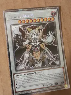 YuGiOh Chaos Angel RA05-EN043 Platinum Secret Rare MINT See Pictures - Image 4