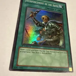 Yu-Gi-Oh! - Reinforcement Of The Army - LOD-028 - Super Rare Holo 1st Edition NM - Image 2