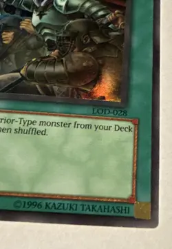 Yu-Gi-Oh! - Reinforcement Of The Army - LOD-028 - Super Rare Holo 1st Edition NM - Image 3