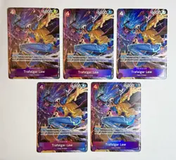 One Piece Trafalgar Law P-093 (illustration box vol. 6) Promo (5x) Cards English - Image 1