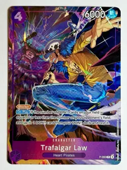 One Piece Trafalgar Law P-093 (illustration box vol. 6) Promo (5x) Cards English - Image 3