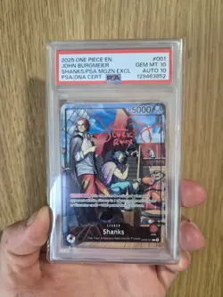 One Piece - Shanks Magazine Exclusive PSA 10 - Signed By John Burgmeier - Pop 2 - Image 1