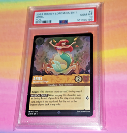 PSA 10 GEM MT Ariel Spectacular Singer FOIL Disney Lorcana First Chapter #2 - Image 1