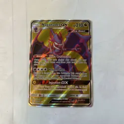 Pokemon Naganadel GX Card Unified Minds 230/236 Ultra Rare Full Art SM Holo - Image 1