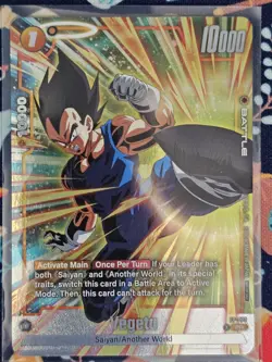 Dragon Ball Super Fusion World Vegeta FP-073 Promo Foil Battle Card English NM - Image 1