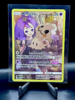 Pokemon Mimikyu 245/236 Secret Rare Full Art Holo Sm-Cosmic Eclipse 2019 NM Card - Image 1