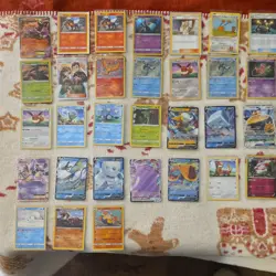 Pokemon TCG 28 Card Lot EX GX VMAX Sun & Moon Sword & Shield Houndoom - Image 1