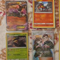 Pokemon TCG 28 Card Lot EX GX VMAX Sun & Moon Sword & Shield Houndoom - Image 2