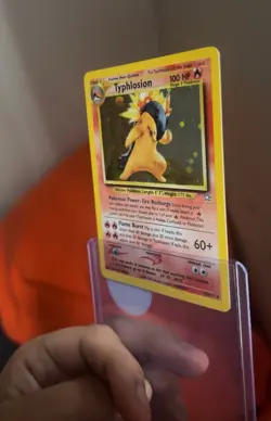 Pokemon Typhlosion 17/111 Neo Genesis Holo Rare Unlimited English Card - Image 1