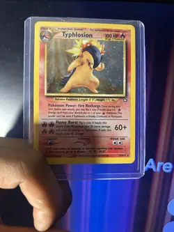 Pokemon Typhlosion 17/111 Neo Genesis Holo Rare Unlimited English Card - Image 2