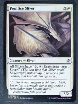 Poultice Sliver Foil - Remastered - Mtg Magic Cards #R2 - Image 1