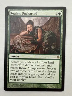 Realms Uncharted x1 MTG Rise of the Eldrazi 1x Magic Very Good Moderate Play - Image 1