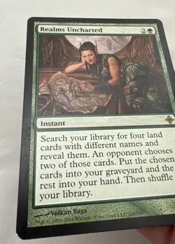 Realms Uncharted x1 MTG Rise of the Eldrazi 1x Magic Very Good Moderate Play - Image 2