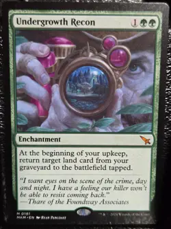 Undergrowth Recon 181 Mythic Murders at Karlov Manor Magic: The Gathering NM - Image 1