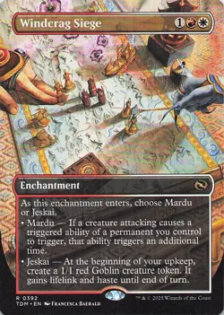 Windcrag Siege (Borderless) Tarkir: Dragonstorm Regular - Image 1