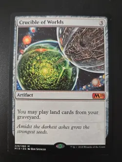 Crucible of Worlds M19 Core Set 2019 NM Magic The Gathering MTG - Image 1