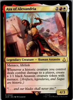 Aya of Alexandria 48 - Universes Beyond: Assassin's Creed NM - MTG TCG - Image 1
