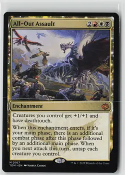 All-Out Assault (167) - Normal - Tarkir: Dragonstorm (TDM) - NM - Image 1