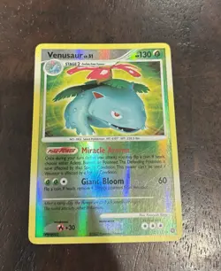 Pokemon Venusaur Secret Wonders 20/132 Reverse Holo Rare English Card - Image 1