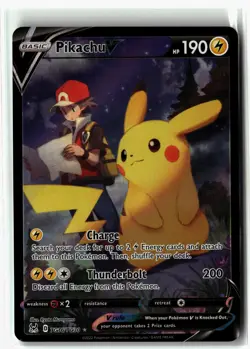 Pikachu V ⭐ TG16/TG30 Holo V Rare Lost Origin Trainer Gallery 2022 Pokemon NM - Image 1