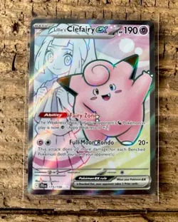 Pokemon TCG Lillie's Clefairy Journey Together 173/159 Ultra Rare NM-Mint - Image 1