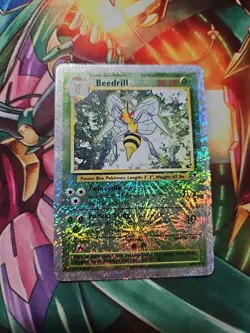 Pokemon Beedrill 20/110 Legendary Collection Reverse Holo Ultra Rare Vintage LP - Image 1