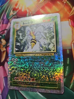 Pokemon Beedrill 20/110 Legendary Collection Reverse Holo Ultra Rare Vintage LP - Image 2