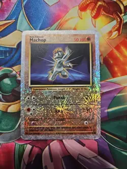 Pokemon TCG Machop 79/110 Legendary Collection Reverse Holo MP - Image 1