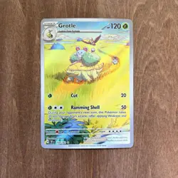 Pokemon TCG GROTLE sv05: Temporal Forces 164/162 Illustration Rare - Image 1