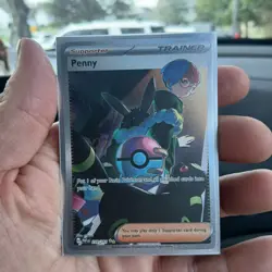 Penny 239/091 SV: Paldean Fates Holo Full Art Trainer Illustration Rare Pokemon - Image 4