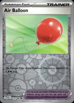 Air Balloon - Reverse Holo - SV-10.5 Black Bolt - Pokemon TCG - 079/086 - Image 1