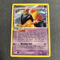 Pokemon TCG Typhlosion (Delta Species) Dragon Frontiers non Holo 12/101 - Image 1