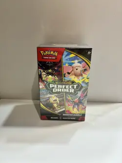 4 Pokemon Booster Bundle:Prismatic,Black Bolt,White Flare,Perfect Order - Image 5