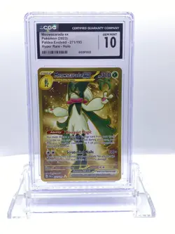 2023 POKEMON MEOWSCARADA EX HYPER RARE 271/193 PALDEA EVOLVED CGC GEM MINT 10 - Image 1