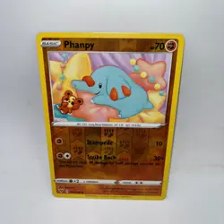 Phanpy 086/185 Common Vivid Voltage Pokemon Reverse Holo Lightly Played - Image 1