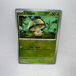 Foongus (Poke Ball Pattern) 010/086 Holo Common SV: Black Bolt Pokemon Holo NM - Image 1