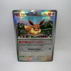 Eevee (Poke Ball Pattern) 074/131 Holo SV: Prismatic Evolutions Pokemon Holo NM - Image 1