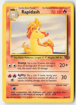 Pokemon - Rapidash #44/64 - Jungle Unlimited - Image 1