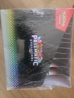 Pokemon Prismatic Evolutions Tech Sticker Collection 4 Full Cases Display - Image 3