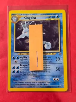 2000 Pokemon Neo Genesis Unlimited #8 Kingdra HOLO, Rare, cd1 - Image 3