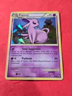 2010 Pokemon HeartGold and SoulSilver Undaunted #2 Espeon HOLO,R, cd1 - Image 1